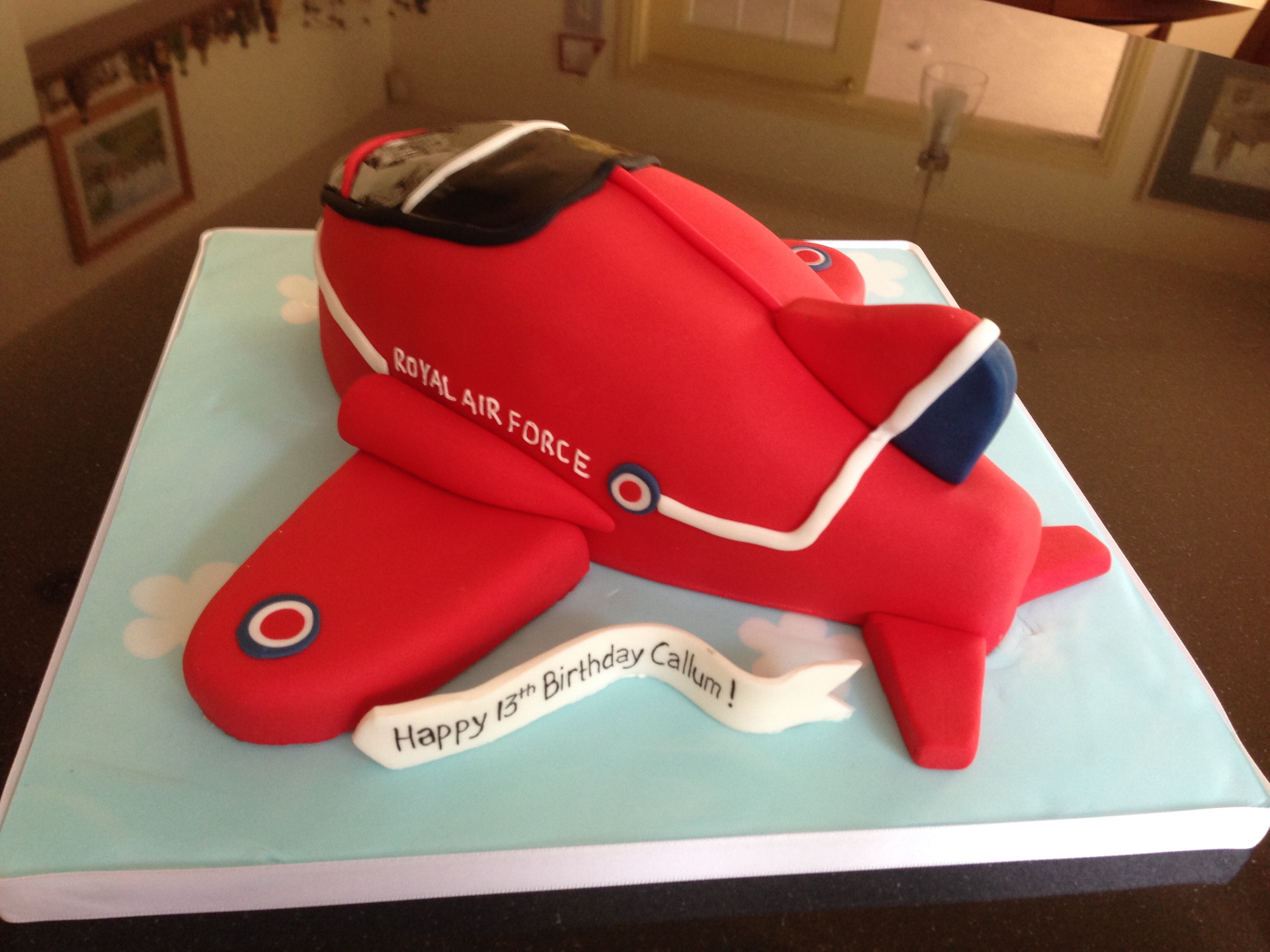 Red Arrows cake